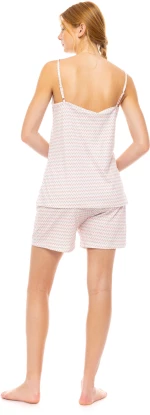 Γυναικεία Πυτζάμα Pink Label - BABYDOLL SUNSET GEO - Cotton