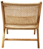 Lombok Πολυθρόνα ξύλινη teak wood  60x80x73cm  14344-1