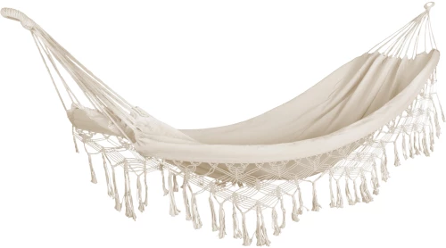 Αιώρα Διπλή Brazilian Macrame 200x150cm Κωδ. 12338 Μπεζ