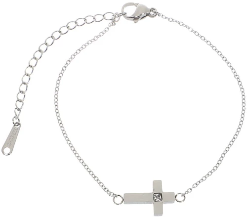 Βραχιόλι AQE-9816-5 - Ασημί