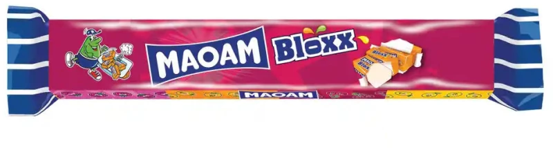 Καραμελότσιχλες Με Γεύση Φρούτων Haribo Maoam Bloxx 4x22g