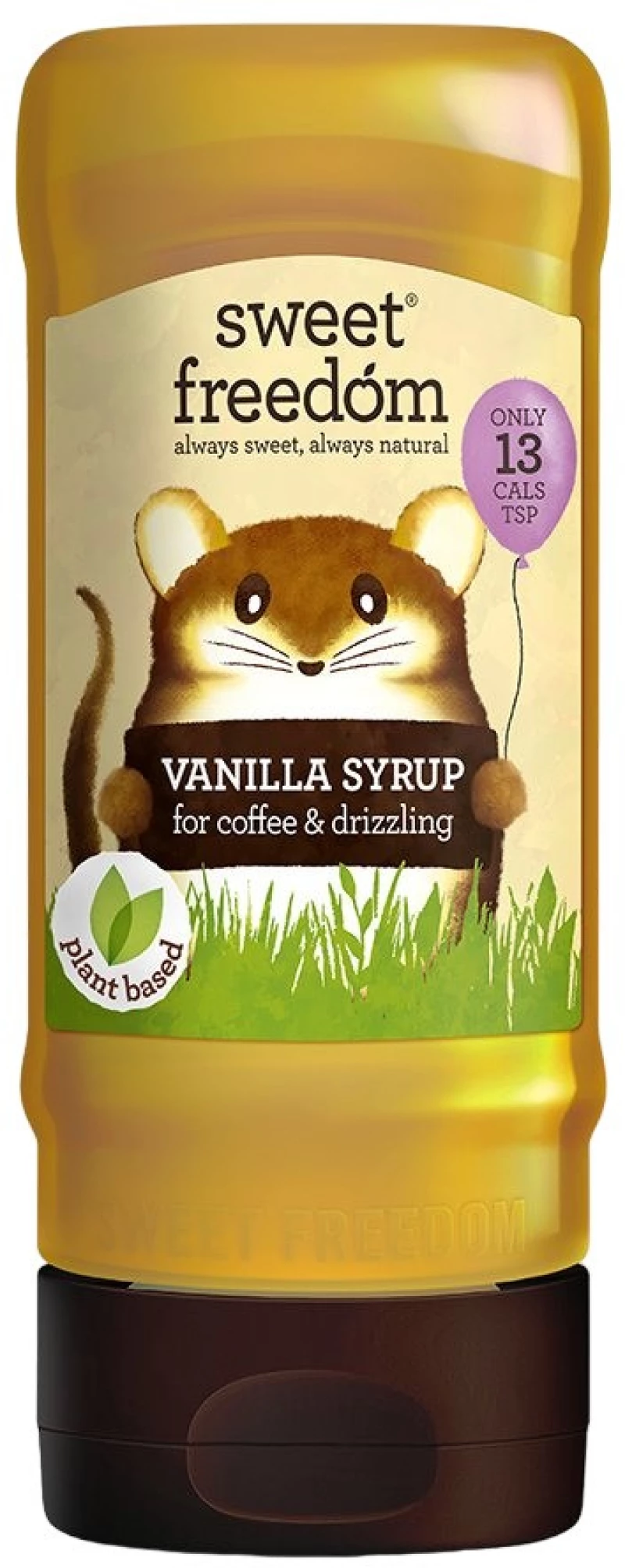 Σιρόπι Βανίλιας Sweet Freedom Vanilla Syrup For Coffee And Drizzling 350g