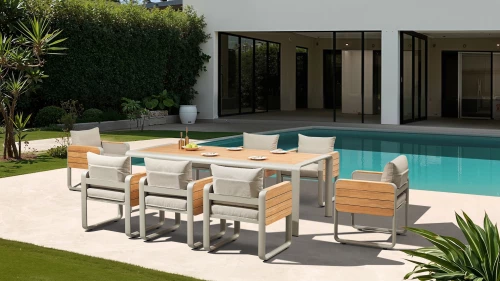 Nottingham/D9 Dining Set (207780) - Αλουμίνιο