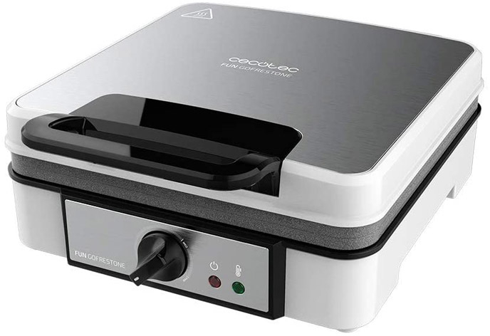Βαφλιέρα 1200 W Fun Gofrestone 4 Inox Cecotec CEC-08017