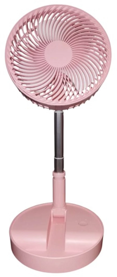 Ανεμιστηράκι Usb Επαναφορτιζόμενο Αναδιπλούμενο Λευκό Ρυθμιζόμενου Ύψους 3 ταχυτήτων CF-010 Λευκός