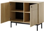Μπουφές Japandi Φυσικό Dab linea 103x83x39cm
