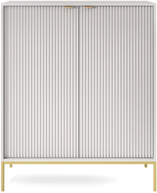 Μπουφές Nova Γκρι + Χρυσό 104x125x39cm