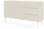Μπουφές Muti με συρτάρια Λευκό Kazmir 147x81x40cm
