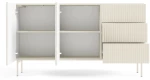 Μπουφές Muti με συρτάρια Λευκό Kazmir 147x81x40cm