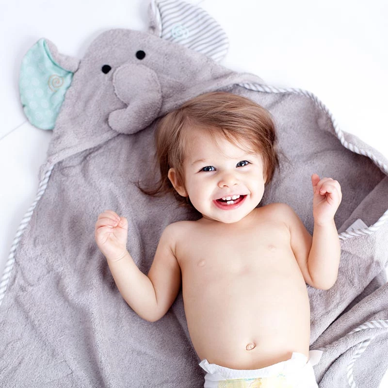 Zoocchini Βρεφική Πετσέτα Elephant ZOO1009