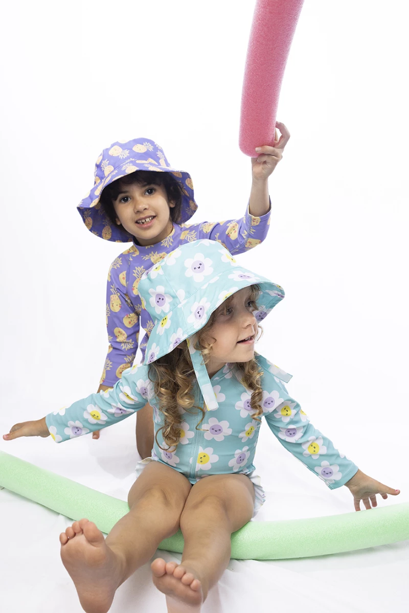 Zoocchini Σετ UV Μαγιώ και Μπλούζα Pineapple - 3 ΕΤΩΝ ZOO16406-3T Κορίτσι