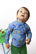 Zoocchini Σετ UV Μαγιώ Σορτς και Μπλούζα Stingray - 12-24m ZOO16401-12-24M Αγόρι