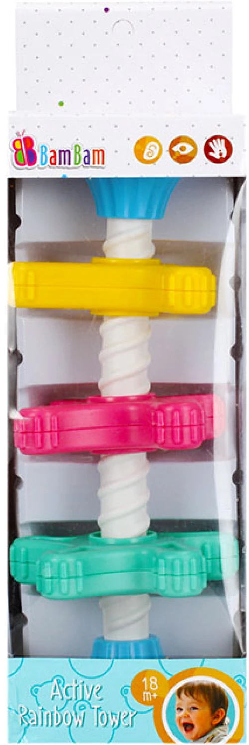 BamBam Διαδραστικός Πολύχρωμος Πύργος (spinner) BAM492759