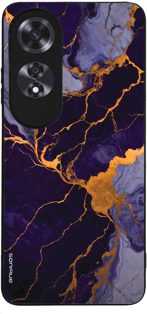 Θήκη Sonique Marble Series για Oppo A60 Μωβ