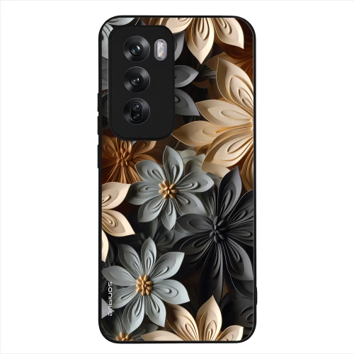 Θήκη Sonique 3D Flower Series για Oppo Reno12 Pro 5G Γκρι