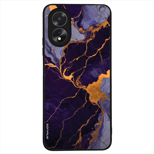 Θήκη Sonique Marble Series για Oppo A38 Μωβ
