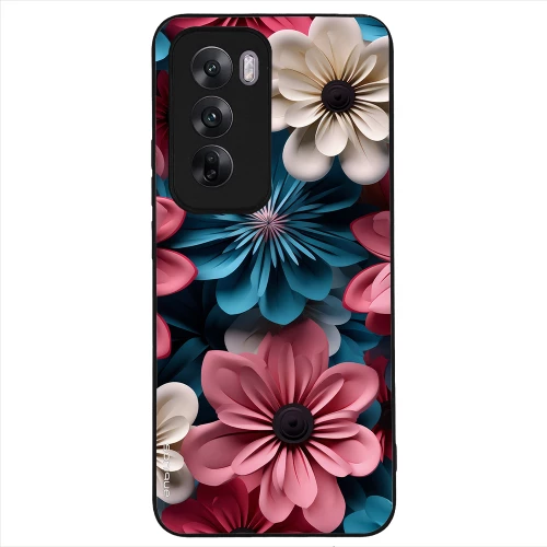 Θήκη Sonique 3D Flower Series για Oppo Reno12 5G Ροζ 01