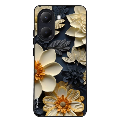 Θήκη Sonique 3D Flower Series για Xiaomi Poco X7 Pro 5G Εκρού