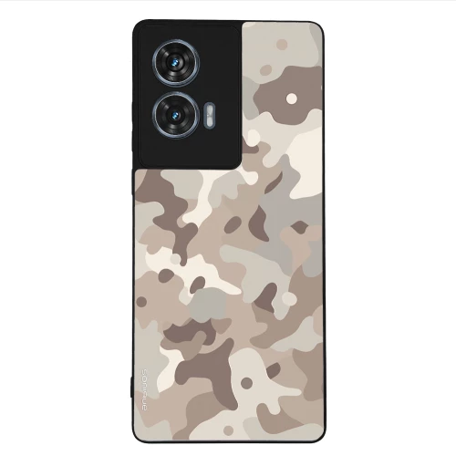 Θήκη Sonique Camouflage Army Series για Motorola Edge 50 Fusion 5G Μπεζ