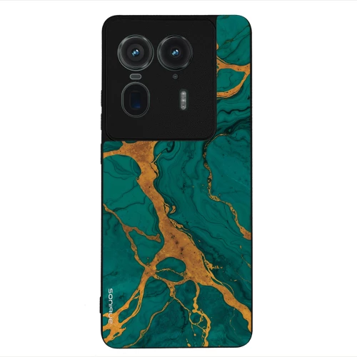 Θήκη Sonique Marble Series για Motorola Edge 50 Ultra Πράσινο