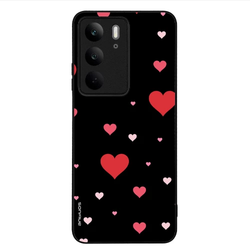 Θήκη Sonique Heart Series για Realme C75 4G Μαύρο