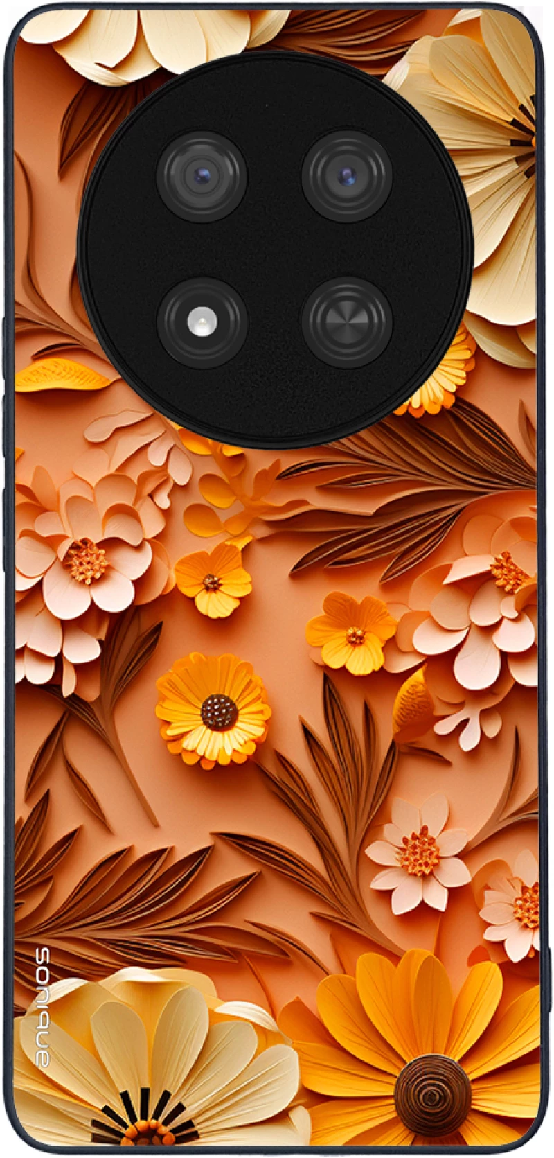 Θήκη Sonique 3D Flower Series για Honor Magic7 Lite 5G Πορτοκαλί