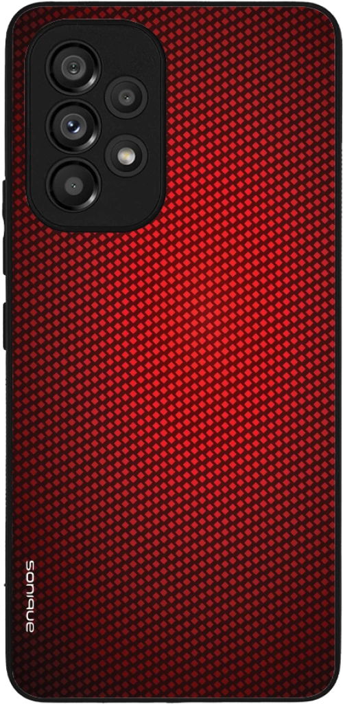 Θήκη Sonique Carbon Series για Samsung Galaxy A53 5G Κόκκινο