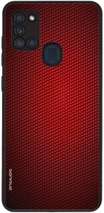 Θήκη Sonique Carbon Series για Samsung Galaxy A21s Κόκκινο