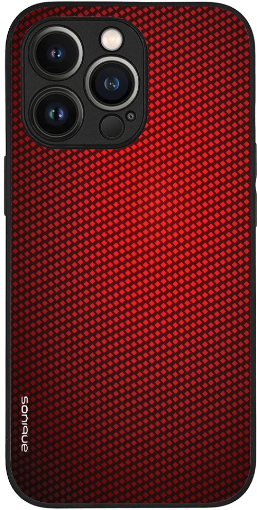 Θήκη Sonique Carbon Series για Apple iPhone 13 Pro Κόκκινο