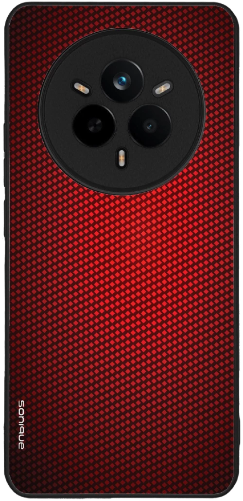 Θήκη Sonique Carbon Series για Realme Realme 14 Pro 5G Κόκκινο