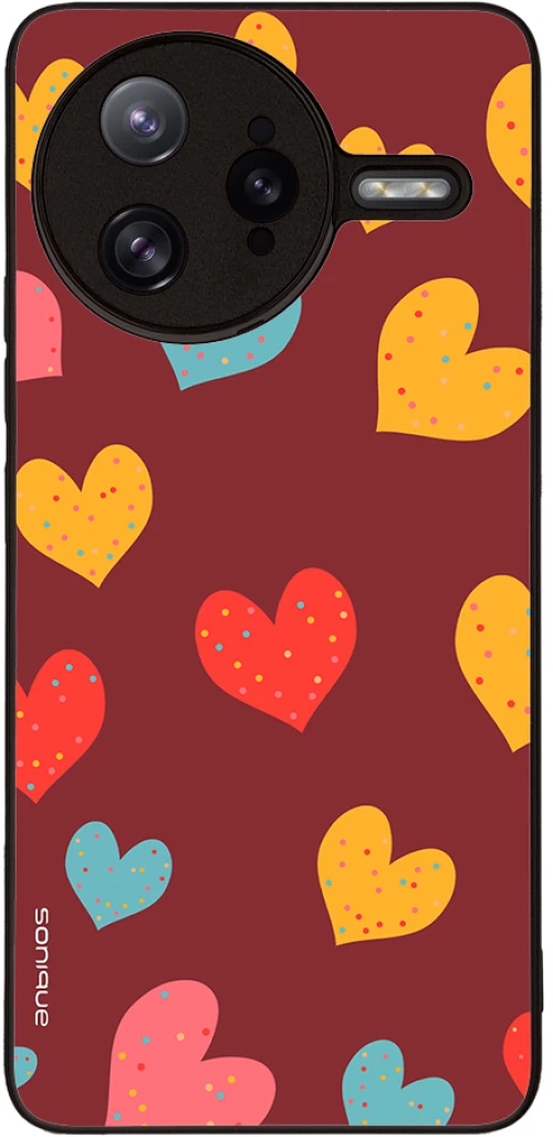 Θήκη Sonique Heart Series για Xiaomi Poco F7 Ultra 5G Μπορντώ