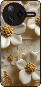 Θήκη Sonique 3D Flower Series για Xiaomi Poco F7 Ultra 5G Λευκό