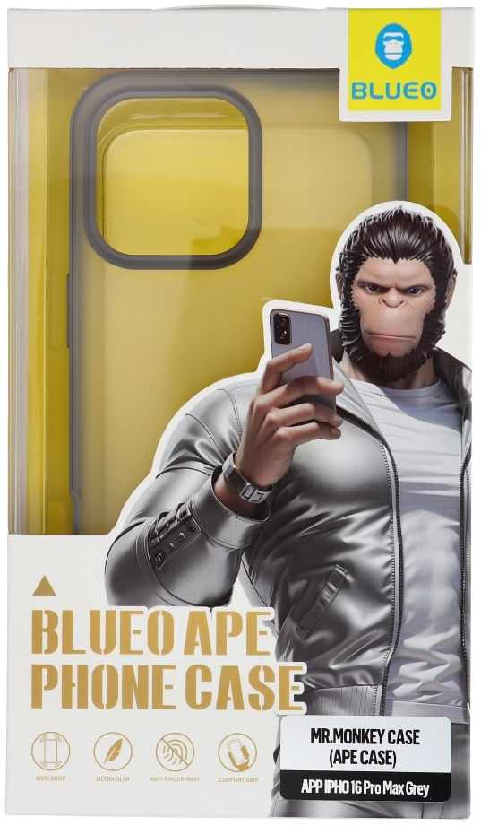 BLUEO APE Phone Case - Apple iPhone 16 Pro Max gray
