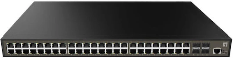 Level One GEL-5271 Managed L2 Switch με 48 Θύρες Gigabit (1Gbps) Ethernet και 4 SFP Θύρες