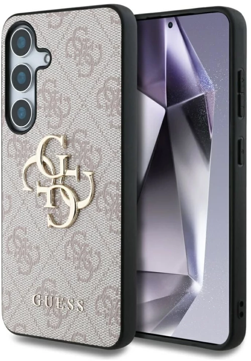 GUESS case for SAMSUNG S25 Plus GUHCS25M4GMGPI (4G PU Big Logo) pink