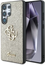 GUESS case for SAMSUNG S25 Ultra GUHCS25LHG4SGD (Fixed Glitter Big 4G) gold