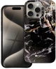 FORCELL F-PROTECT Mirage, Military Drop-Tested case compatible with MagSafe for IPHONE 15 PRO MAX black marble