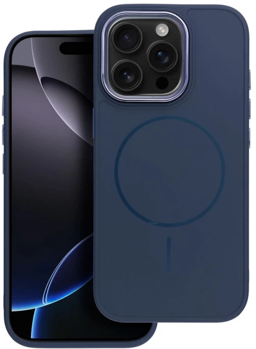 FRAME MAG COVER Case compatible with MagSafe for IPHONE 13 PRO navy blue