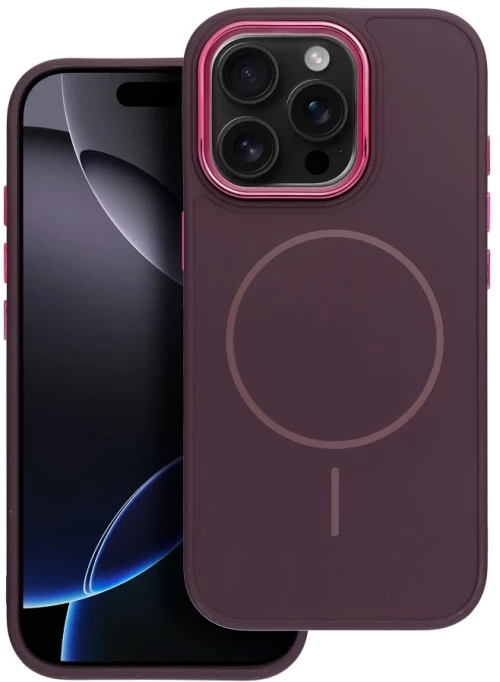 FRAME MAG COVER Case compatible with MagSafe for IPHONE 14 PRO purple