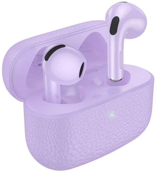 HOCO wireless earphones bluetooth TWS EQ15 purple