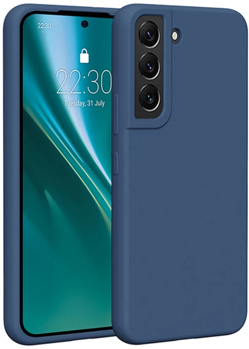 Etteri Silicone case for Samsung Galaxy S22 dark blue