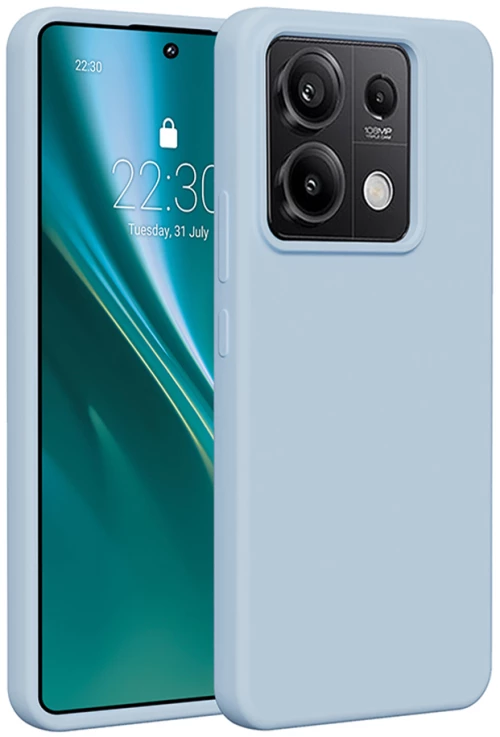 Etteri Silicone case for Xiaomi Redmi Note 13 Pro 5G light blue