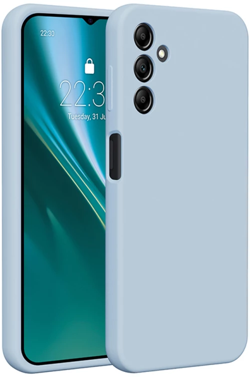 Etteri Silicone case for Samsung Galaxy A14 light blue