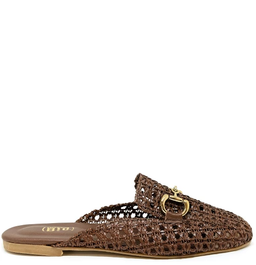 Bigshoes GA1164-05 Δερμάτινο Mule Καφέ