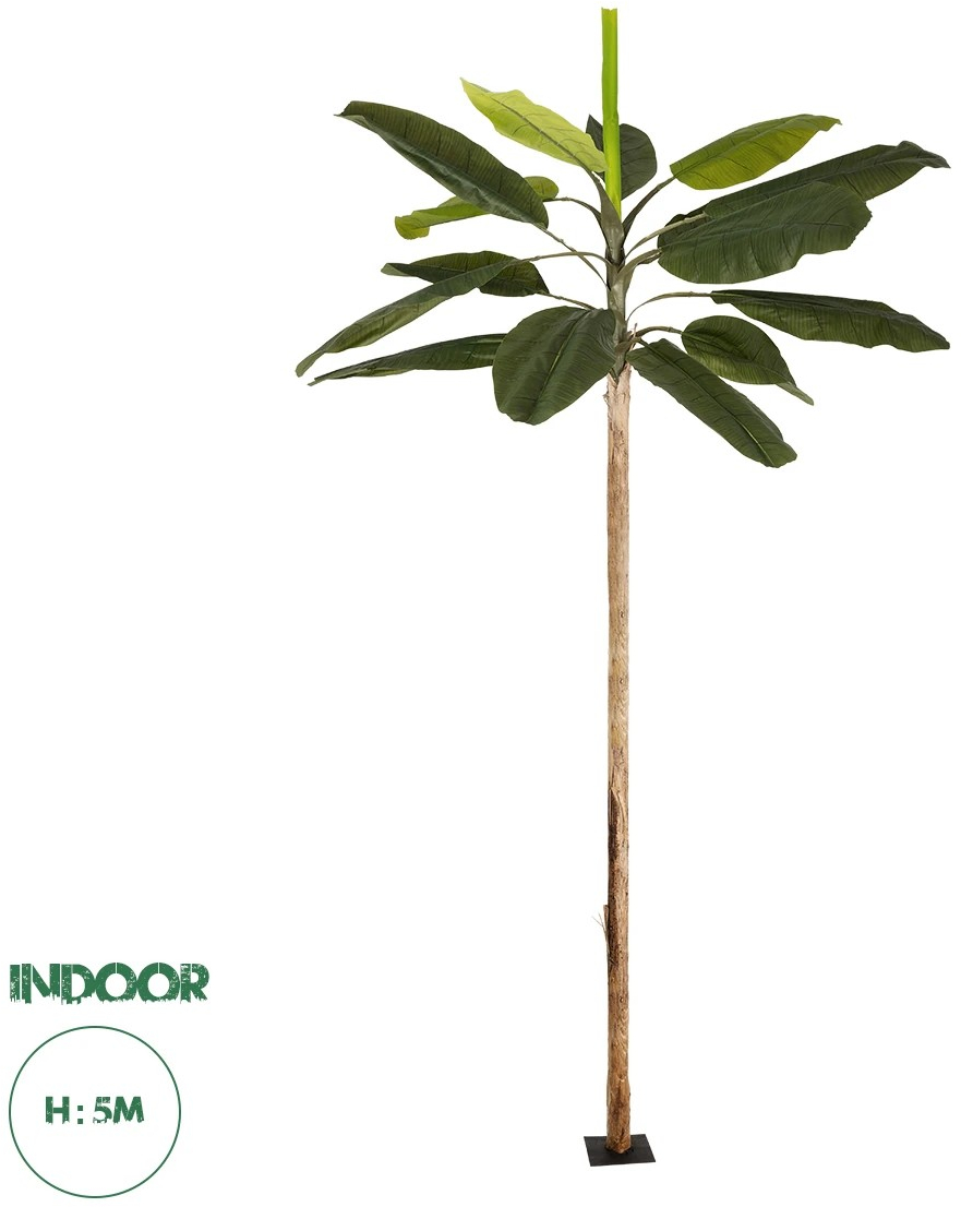 21502 GloboStar®  Artificial Garden BANANA TREE 21502 Τεχνητό Διακοσμητικό Δέντρο Μπανανιάς Υ500cm