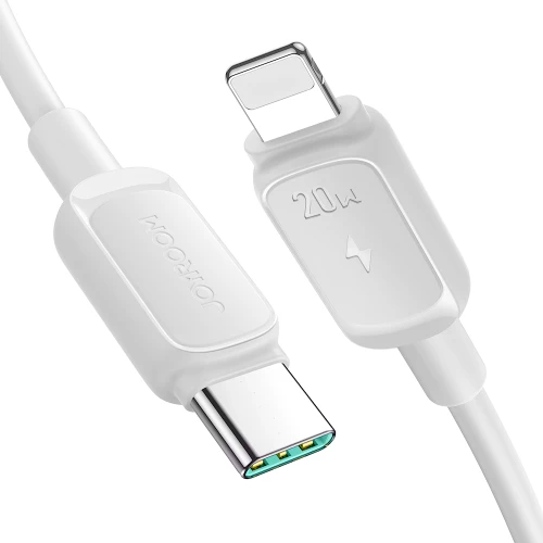 Joyroom Καλώδιο USB-C σε Lightning 20W για Γρήγορη Φόρτιση και Μεταφορά Δεδομένων 1.2μ - Λευκό S-CL020A111W