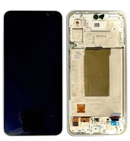 Γνήσια Οθόνη LCD με Μηχανισμό Αφής και Πλαίσιο για Samsung Galaxy A36 5G SM-A366 GH82-36841B - Λευκή