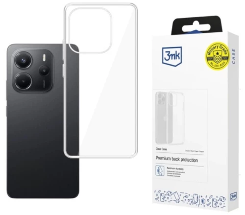 Θήκη TPU Σιλικόνης 3mK για Xiaomi Redmi Note 14 4G - Διάφανο