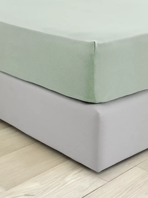 Σεντόνι Tender - Mint Μέντα Γίγας με Λάστιχο 180x200+40