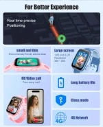 INTIME GPS smartwatch για παιδιά IT-072, 1.83", κάμερα, 4G, IPX5, μπλε